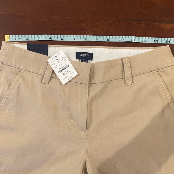 NWT J Crew 5” Chino Shorts Size 0 - Picture 5 of 5